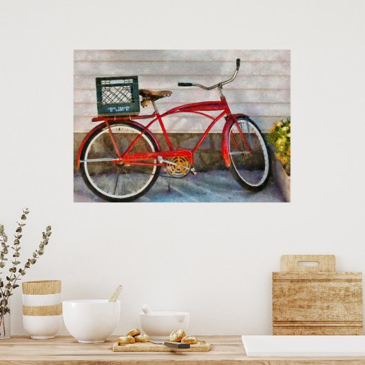 Bike - Delivery Bike Poster (Keuken)