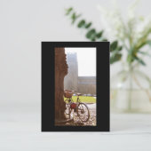 Bike & Durhm Cathedral Briefkaart (Staand voorkant)