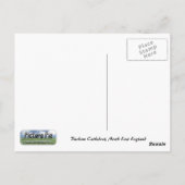 Bike & Durhm Cathedral Briefkaart (Achterkant)