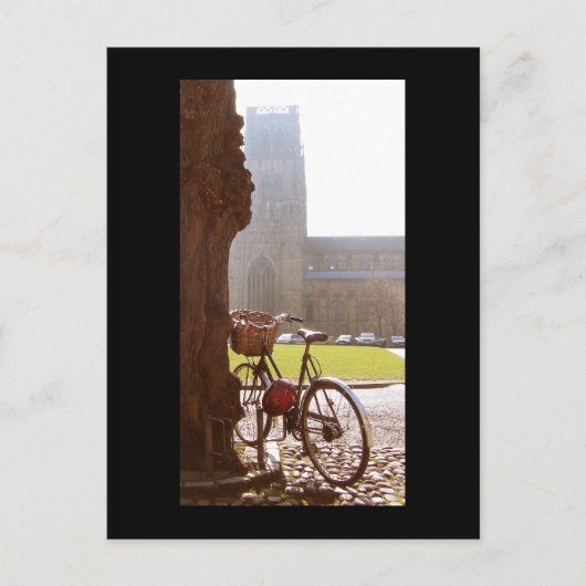 Bike & Durhm Cathedral Briefkaart (Voorkant)