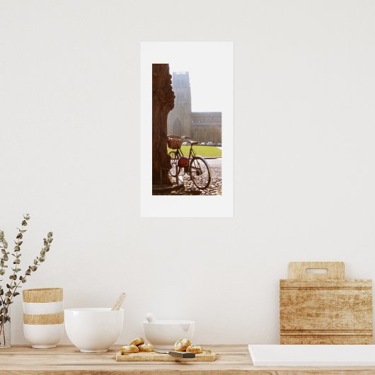 Bike & Durhm Cathedral Poster (Keuken)