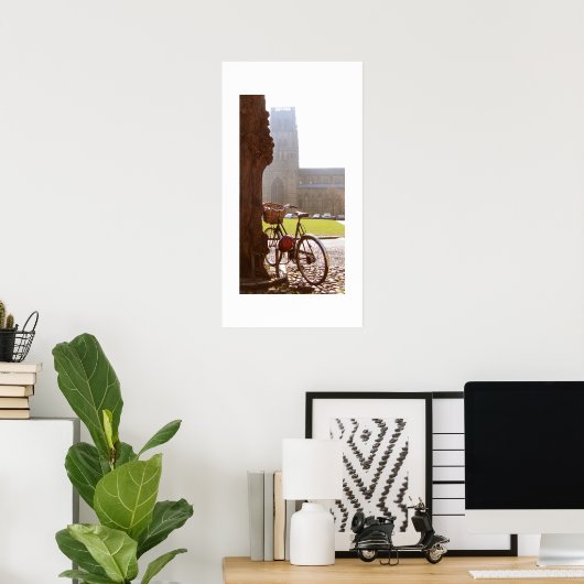 Bike & Durhm Cathedral Poster (Thuiskantoor)
