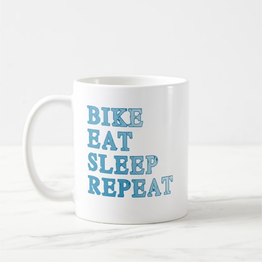 Bike, Eat, Slaap, Herhalingsproducten Koffiemok (Links)