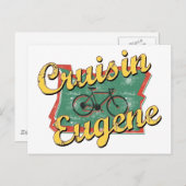 Bike Eugene Cruise Oregon Briefkaart (Voorkant / Achterkant)