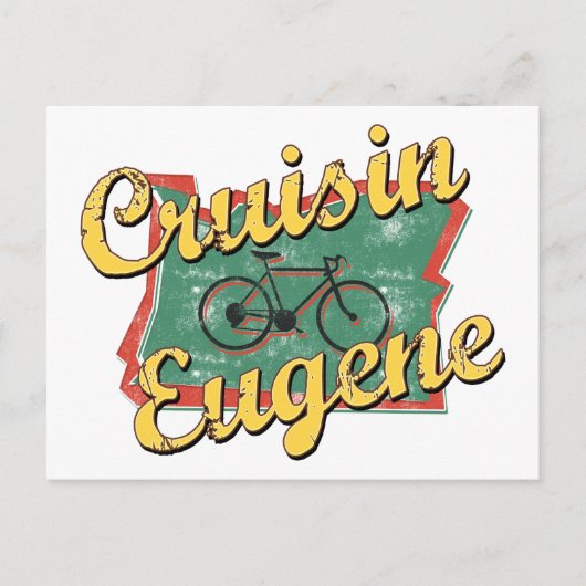 Bike Eugene Cruise Oregon Briefkaart (Voorkant)