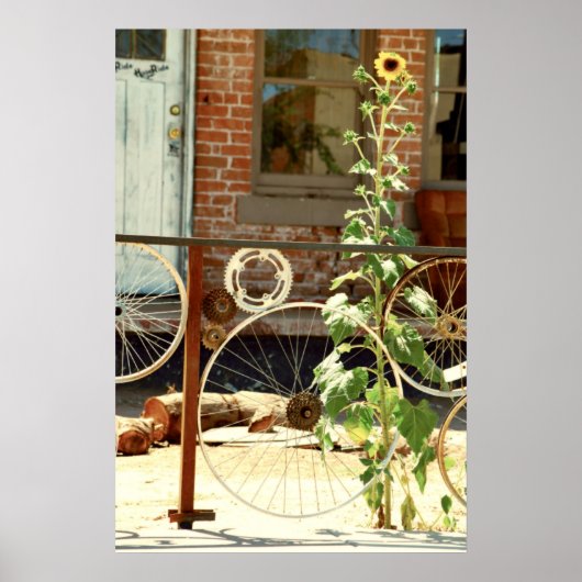 Bike Fence Poster (Voorkant)