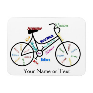 Bike, fiets, cyclus, sport, fietsen, Motivatie Magneet