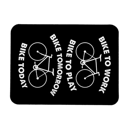 Bike Forever - Cool Cycling Magneet (Horizontaal)