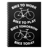 Bike Forever - Cool Cycling Notitieboek (Voorkant)