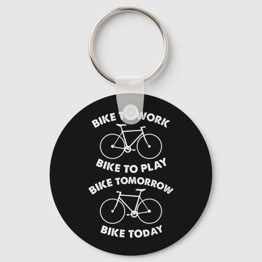 Bike Forever - Cool Cycling Sleutelhanger (Voorkant)