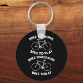 Bike Forever - Cool Cycling Sleutelhanger (Voorkant)