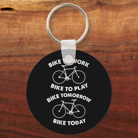 Bike Forever - Cool Cycling Sleutelhanger (Voorkant)