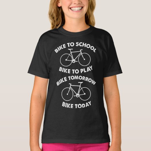 Bike Forever - Cool Cycling T-shirt (Voorkant)