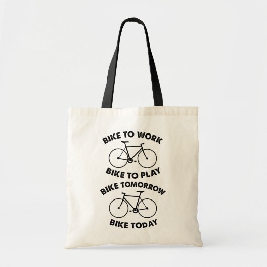 Bike Forever - Cool Cycling Tote Bag (Voorkant)