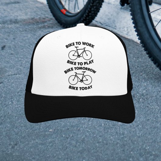 Bike Forever - Cool Cycling Trucker Pet