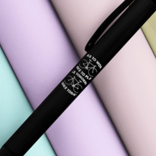 Bike Forever - Cool Cycling Zwarte Inkt Pen