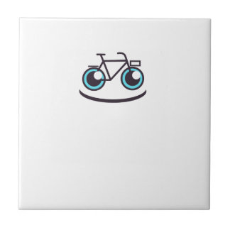 Bike glimlach tegeltje