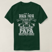 Bike Grandpa Motorcycle Rider Retirement Gift Papa T-shirt (Design voorkant)