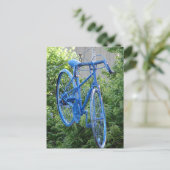 Bike Hangen boven de straat Briefkaart (Staand voorkant)