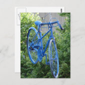 Bike Hangen boven de straat Briefkaart (Voorkant / Achterkant)