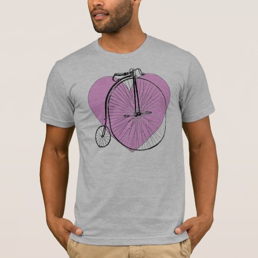  bike + hart t-shirt (Voorkant)