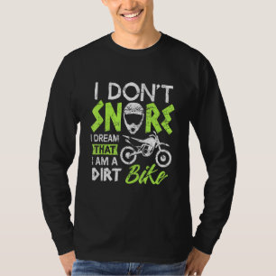 Bike Im Dirt Bike Motocross T-shirt Papa Mannen