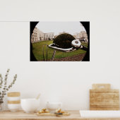 Bike in Brandenburg Gate Poster (Keuken)