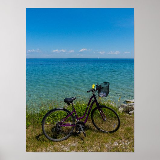 Bike in Mackinac Poster (Voorkant)