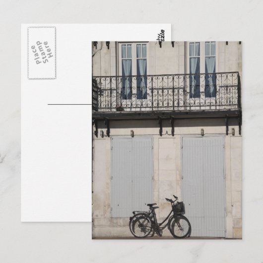 Bike in rust - La Rochelle Briefkaart (Voorkant / Achterkant)