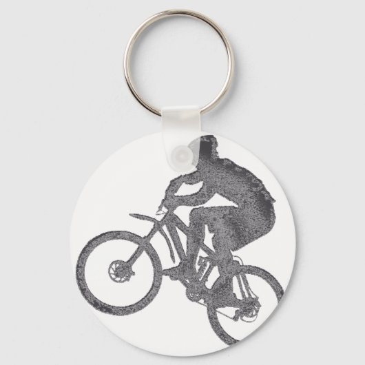 Bike in Silverton Sleutelhanger (Voorkant)