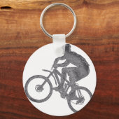 Bike in Silverton Sleutelhanger (Voorkant)