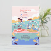 Bike in the Park Invitation Kaart (Staand voorkant)