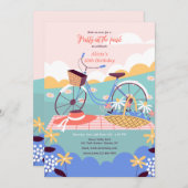Bike in the Park Invitation Kaart (Voorkant / Achterkant)