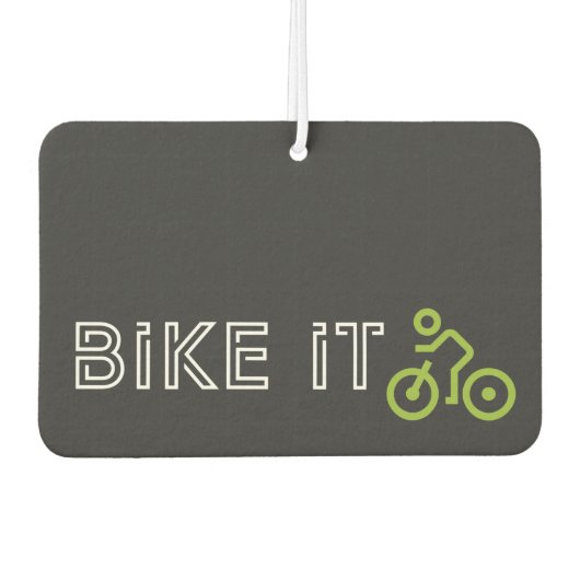 BIKE IT - Green Biking Symbol Luchtverfrisser (Voorkant)