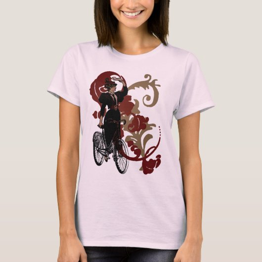 Bike Lady T-shirt (Voorkant)