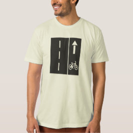 Bike Lane over de weg T-shirt
