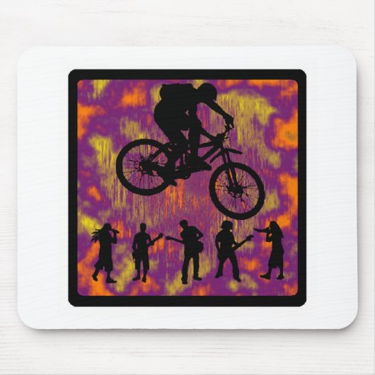 Bike left Hand Muismat (Voorkant)