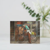 Bike - Levering kruidenierswaren 1938 Briefkaart (Staand voorkant)