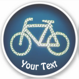 Bike-liefhebbers en fietsenliefhebbers kiezen sticker