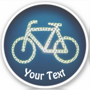 Bike-liefhebbers en fietsenliefhebbers kiezen sticker