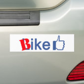 Bike like bumpersticker (Op auto)