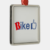 Bike like metalen ornament (Rechts)