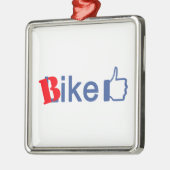 Bike like metalen ornament (Links)