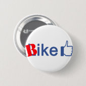 Bike like ronde button 5,7 cm (Voorkant /achterkant)