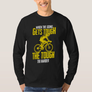 Bike Lock wanneer de going een stevige fiets krijg T-shirt