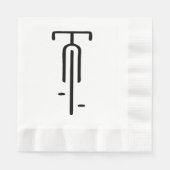 Bike logo minimal Retro, Cycling and Bicycle Lover Servet (Voorkant)