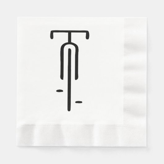 Bike logo minimal Retro, Cycling and Bicycle Lover Servet (Voorkant)