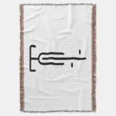 Bike logo minimal Retro, Fietsen en Fietsliefhebbe Deken (Voorkant Verticaal)