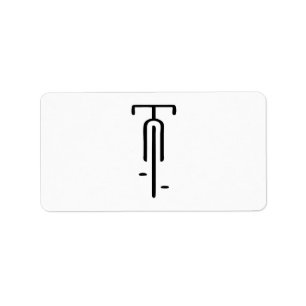 Bike logo minimal Retro, Fietsen en Fietsliefhebbe Etiket