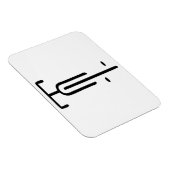 Bike logo minimal Retro, Fietsen en Fietsliefhebbe Magneet (Rechterzijde)